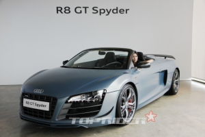 [포토] 아우디 R8 GT 스파이더…“매력적인 여성 모델과 함께”
