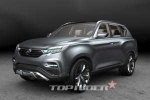 쌍용차, 콘셉트카 'LIV-1' 공개…늠름한 대형 SUV