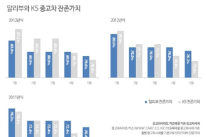 말리부디젤 인기, 중고차시세마저 뒤집어