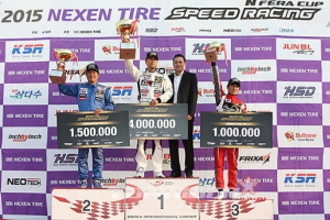 엔페라 R300 클래스 팀GRBS 김민성, 행운의 여신이 함께 한 첫 승