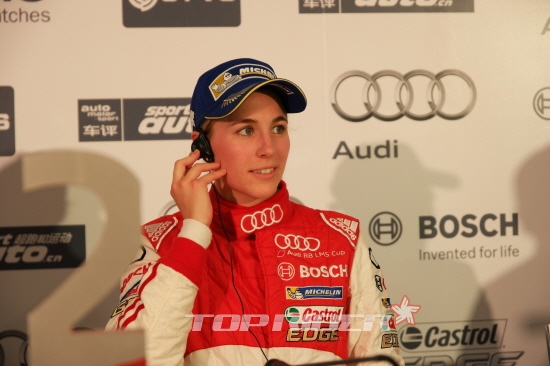 [영상] 아우디 R8 LMS 컵 4전 우승자 라헬 프레이 인터뷰