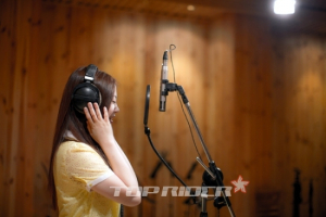 KARA 허영지, 애니 <고녀석 맛나겠다2> 주제곡 녹음