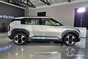 기아 EV3 국내 공개, 주행거리 501km..7월 출고 예정