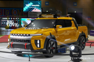 토레스 픽업트럭 차명은 '무쏘 EV5', 주행거리는?